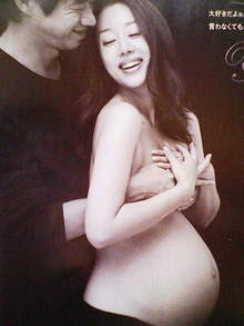 ユンソナ妊婦ヌード2 雑誌CREA2010年2月号掲載