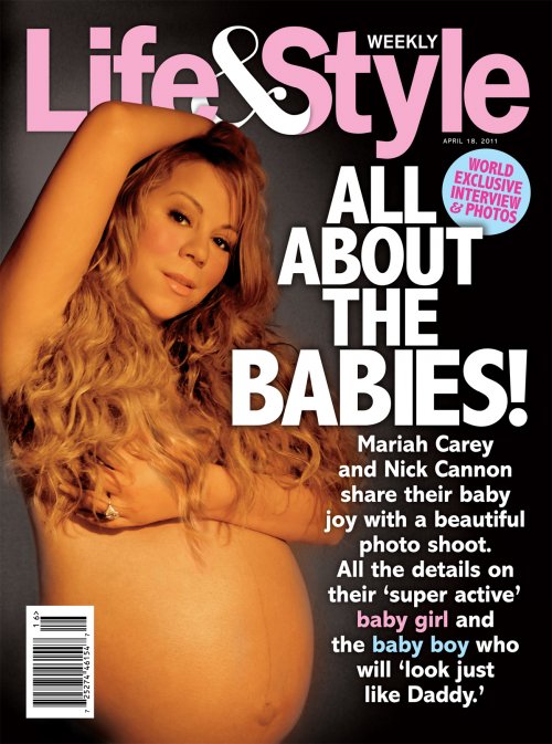 マライヤ・キャリーの妊婦ヌード Life & Style(2011年4月)