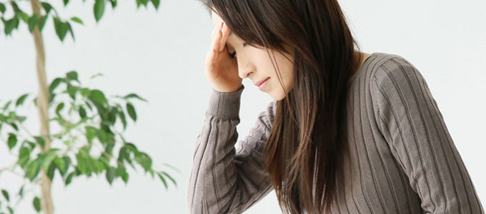 冷え性に悩む女性