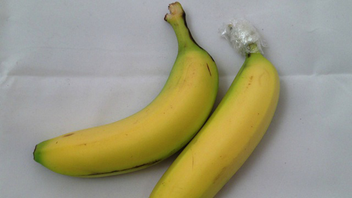 バナナを長持ちさせる方法 1本ずつ分けたバナナにラップ