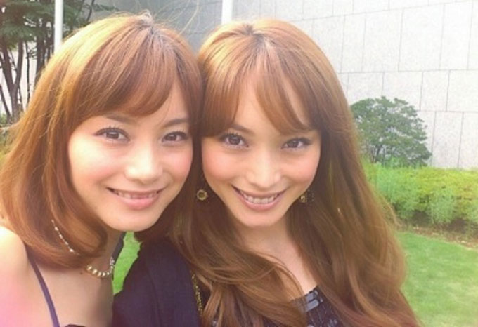 双子の蛯原友里と蛯原英里