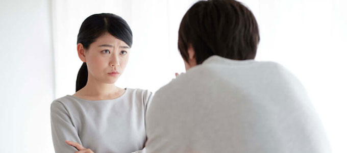 妊娠中の妻へ謝る旦那
